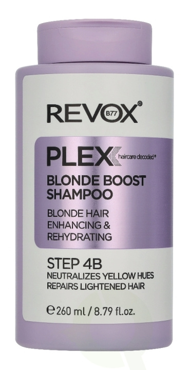 Revox B77 Plex Blonde Boost Shampoo 260 ml i gruppen SKØNHED & HELSE / Hår og styling / Hårpleje / Shampoo hos TP E-commerce Nordic AB (D33811)