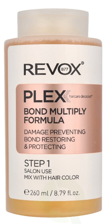 Revox B77 Plex Bond Multiply Formula 260 ml i gruppen SKØNHED & HELSE / Hår og styling / Hårpleje / Hårfarve hos TP E-commerce Nordic AB (D33819)