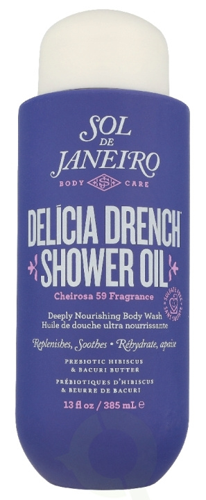 Sol De Janeiro Delicia Drench Shower Oil 385 ml i gruppen SKØNHED & HELSE / Hudpleje / Kropspleje / Bad & brusecreme hos TP E-commerce Nordic AB (D33892)