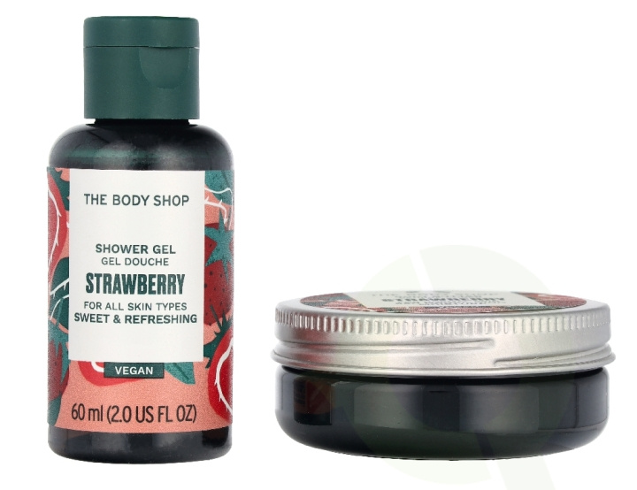 The Body Shop G1 Strawberry Giftset 140 ml Shower Gel 60ml/Body Butter 50ml/Hand Cream 30ml i gruppen SKØNHED & HELSE / Hudpleje / Kropspleje / Bad & brusecreme hos TP E-commerce Nordic AB (D33895)