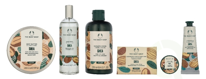 The Body Shop G4 Large Shea Giftset 730 ml Body Butter 200ml/Body Lotion 250ml/Shower Cream 250ml/Hand Cream 30ml i gruppen SKØNHED & HELSE / Gaveæske / Gaveæske til hende hos TP E-commerce Nordic AB (D33976)