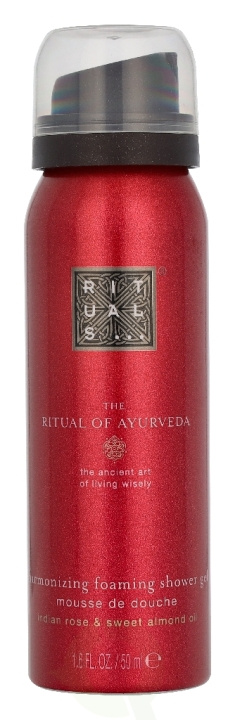 Rituals Ayurveda Foaming Shower Gel 50 ml i gruppen SKØNHED & HELSE / Hudpleje / Kropspleje / Bad & brusecreme hos TP E-commerce Nordic AB (D33978)