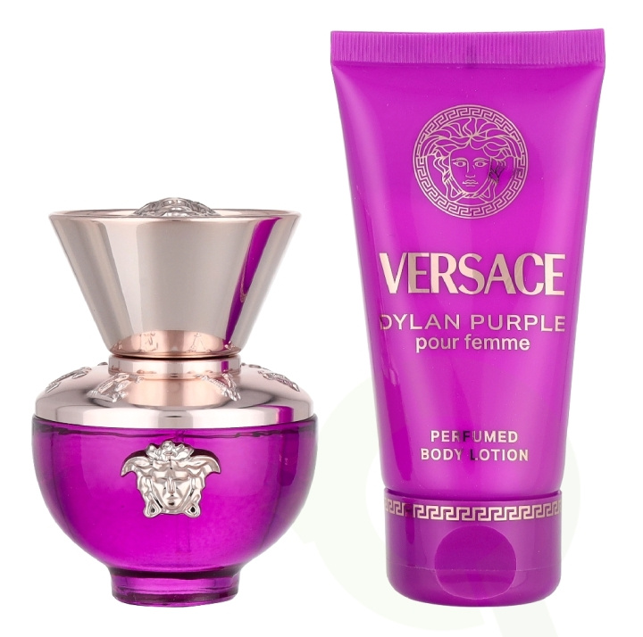 Versace Dylan Purple Giftset 80 ml Edp Spray 30ml/Body Lotion 50ml i gruppen SKØNHED & HELSE / Duft & Parfume / Parfume / Parfume til hende hos TP E-commerce Nordic AB (D34003)
