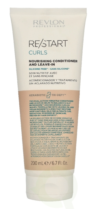 Revlon Re/Start Curls Nourishing Conditioner And Leave-In 200 ml i gruppen SKØNHED & HELSE / Hår og styling / Hårpleje / Balsam hos TP E-commerce Nordic AB (D34135)