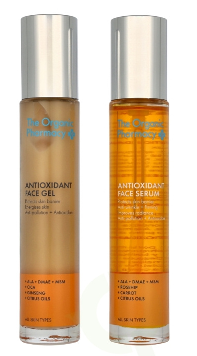 The Organic Pharmacy Antioxidant Face Gel And Face Serum 70 ml Face Gel 35ml/Serum 35ml i gruppen SKØNHED & HELSE / Hudpleje / Ansigt / Hudserum hos TP E-commerce Nordic AB (D34144)