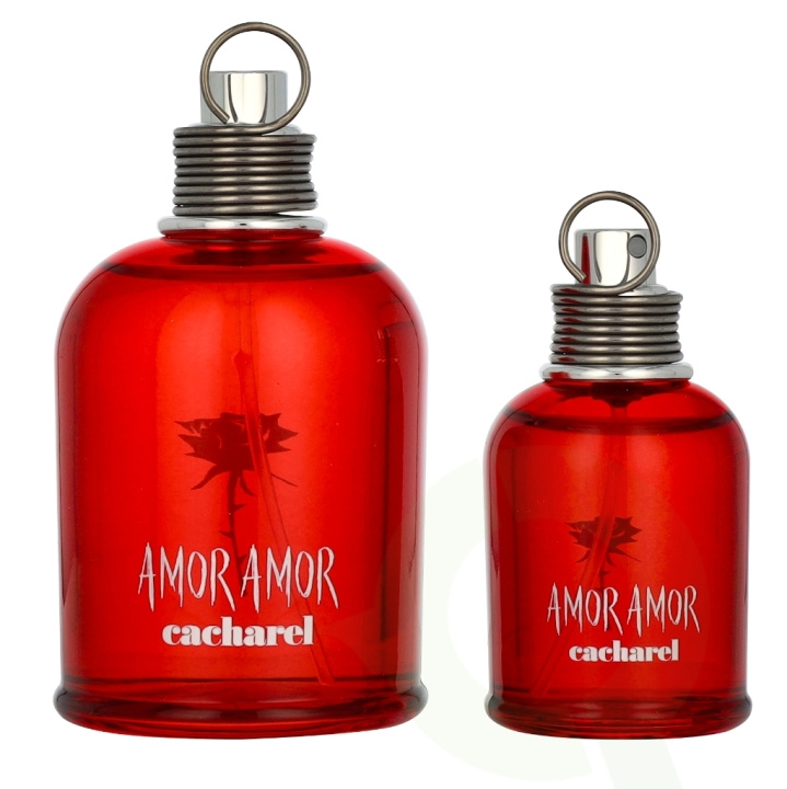 Cacharel Amor Amor Giftset 130 ml Edt Spray 100ml/Edt Spray 30ml i gruppen SKØNHED & HELSE / Duft & Parfume / Parfume hos TP E-commerce Nordic AB (D34162)