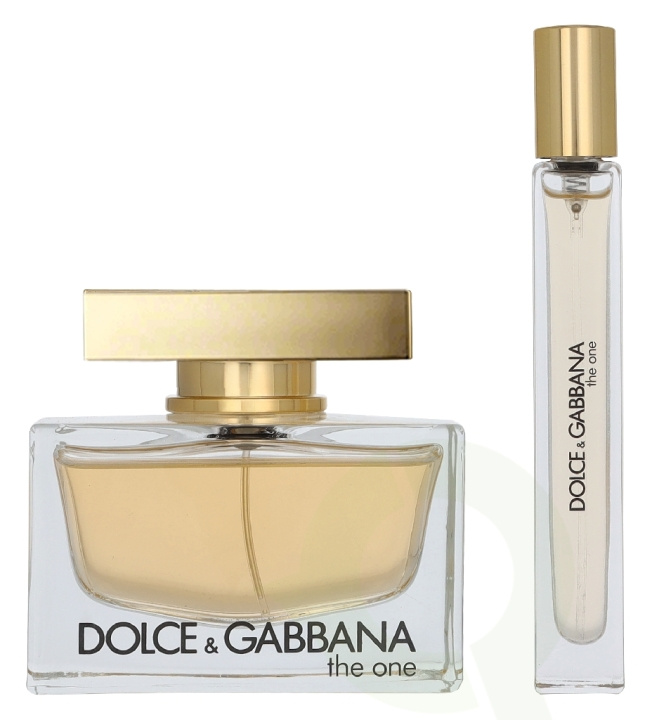 Dolce & Gabbana The One Giftset 85 ml Edp Spray 75ml/Edp Spray 10ml i gruppen SKØNHED & HELSE / Duft & Parfume / Parfume hos TP E-commerce Nordic AB (D34191)