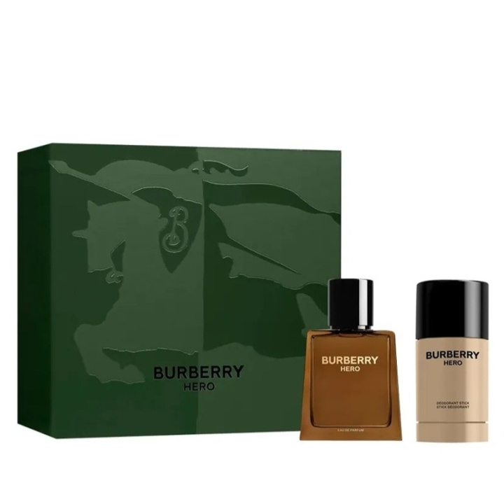 Burberry Giftset Burberry Hero Edp 50ml + Deostick 75ml i gruppen SKØNHED & HELSE / Duft & Parfume / Parfume / Parfume til ham hos TP E-commerce Nordic AB (D34280)