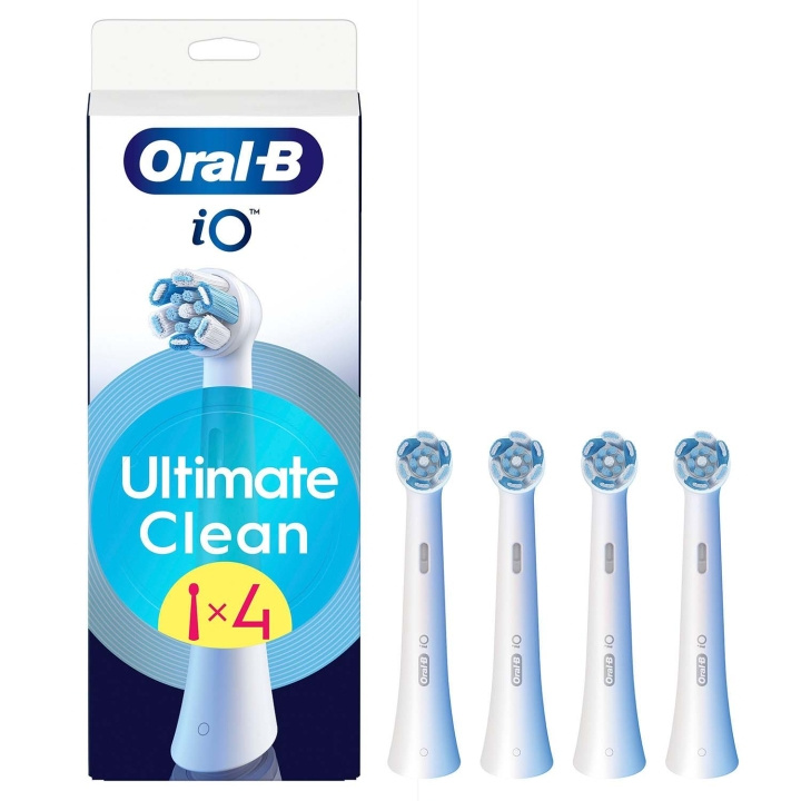 Oral B Borsthuvud iO Ultimate Clean 4st i gruppen SKØNHED & HELSE / Oral pleje / Tilbehør til elektriske tandbørster hos TP E-commerce Nordic AB (D34349)