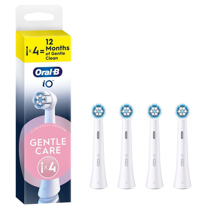 Oral B Borsthuvud iO Gentle Care 4st i gruppen SKØNHED & HELSE / Oral pleje / Tilbehør til elektriske tandbørster hos TP E-commerce Nordic AB (D34353)