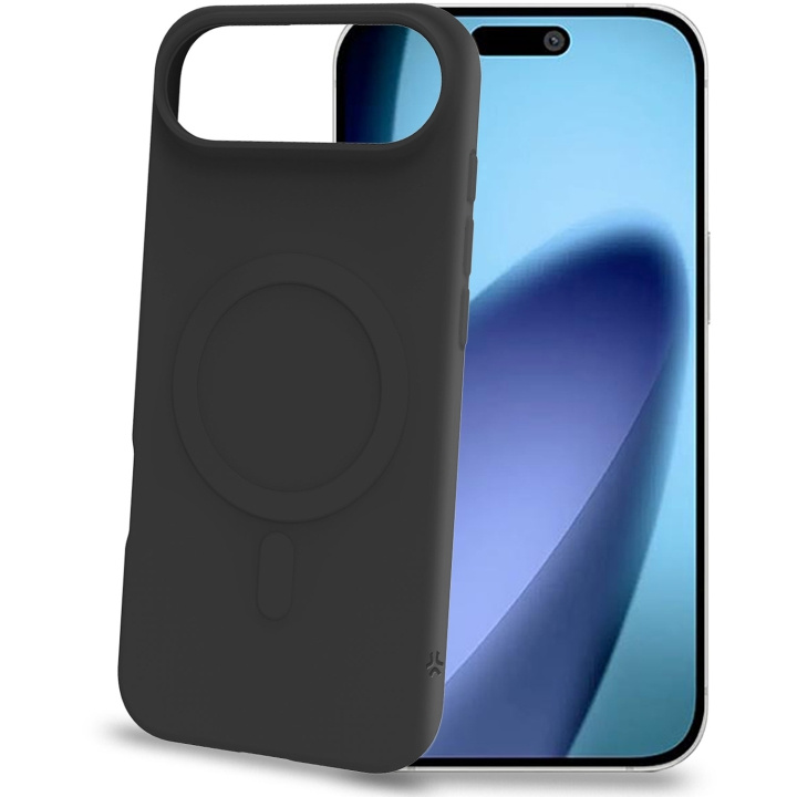 Celly Cromomag Soft rubber case MagSafe-kompatibelt iPhone Air Svart i gruppen SMARTPHONES & TABLETS / Mobil Beskyttelse / Apple / iPhone Air hos TP E-commerce Nordic AB (D34363)
