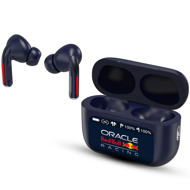Oracle Red Bull Racing Hörlurar In-Ear Trådlösa TWS ANC ENC LED-Display RB-EB110 Blå i gruppen HJEMMEELEKTRONIK / Lyd & billede / Hovedtelefoner & Tilbehør / Hovedtelefoner hos TP E-commerce Nordic AB (D34387)