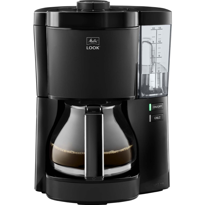 Melitta Kaffebryggare LOOK 1,25l AromaSelector® Svart i gruppen HJEM, HUS & HAVE / Husholdningsapparater / Kaffe og espresso / Kaffemaskiner hos TP E-commerce Nordic AB (D34400)