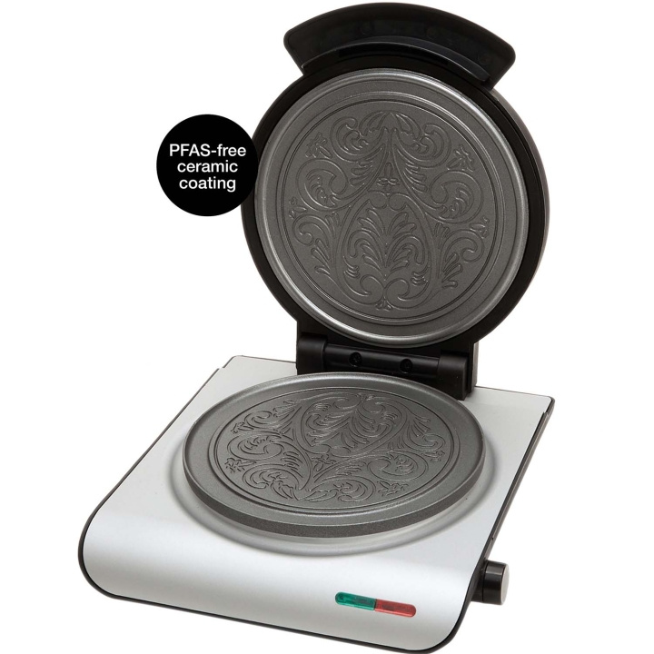 Åviken Rånjärn 908.2 Keramiskt, Silver i gruppen HJEM, HUS & HAVE / Husholdningsapparater / Vaffeljern hos TP E-commerce Nordic AB (D34427)