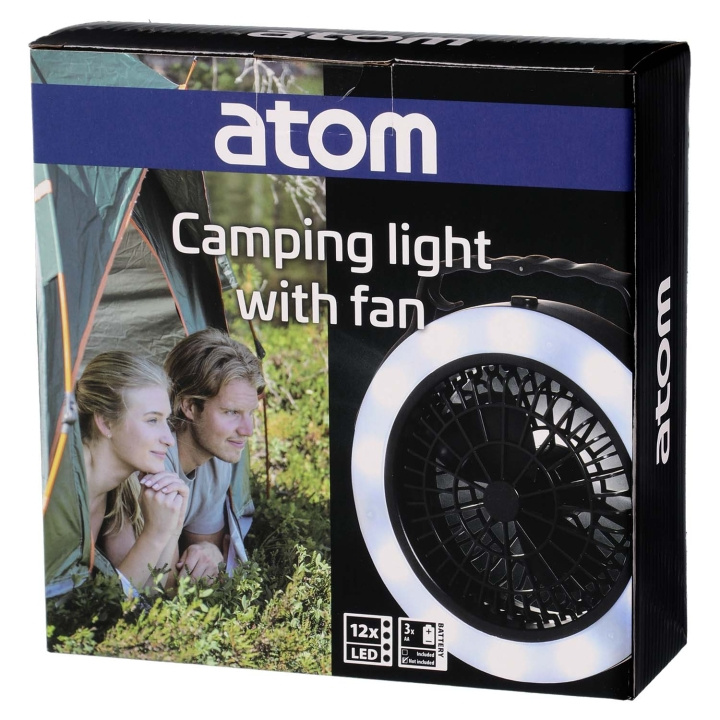 Atom Camping Lampa med Fläkt i gruppen SPORT, FRITID & HOBBY / Friluftsliv / Campinglys hos TP E-commerce Nordic AB (D34491)
