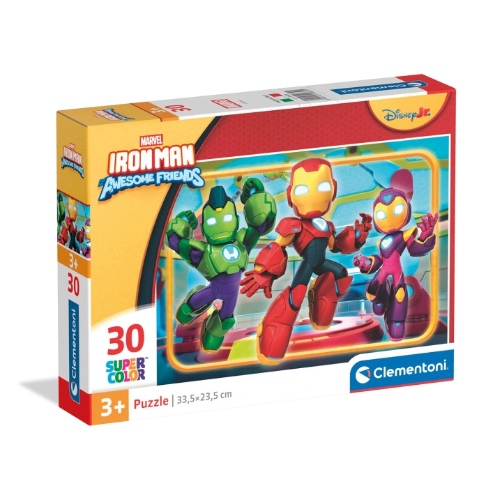 Clementoni Puslespil 30 Pcs Iron-Man and His Awesome Friends i gruppen SPORT, FRITID & HOBBY / Hobby / Puslespil hos TP E-commerce Nordic AB (D34521)