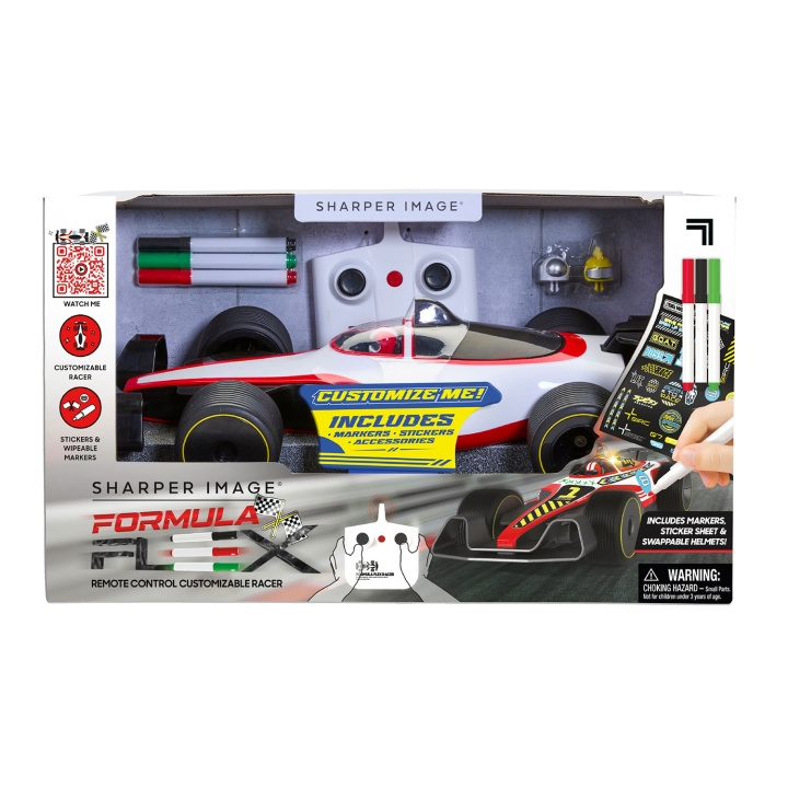 Sharper Image Leksaksbil Toy RC Formula Flex Racer Doodle i gruppen LEGETØJ, BØRN & BABY / Legetøj / Legetøjsbiler hos TP E-commerce Nordic AB (D34543)