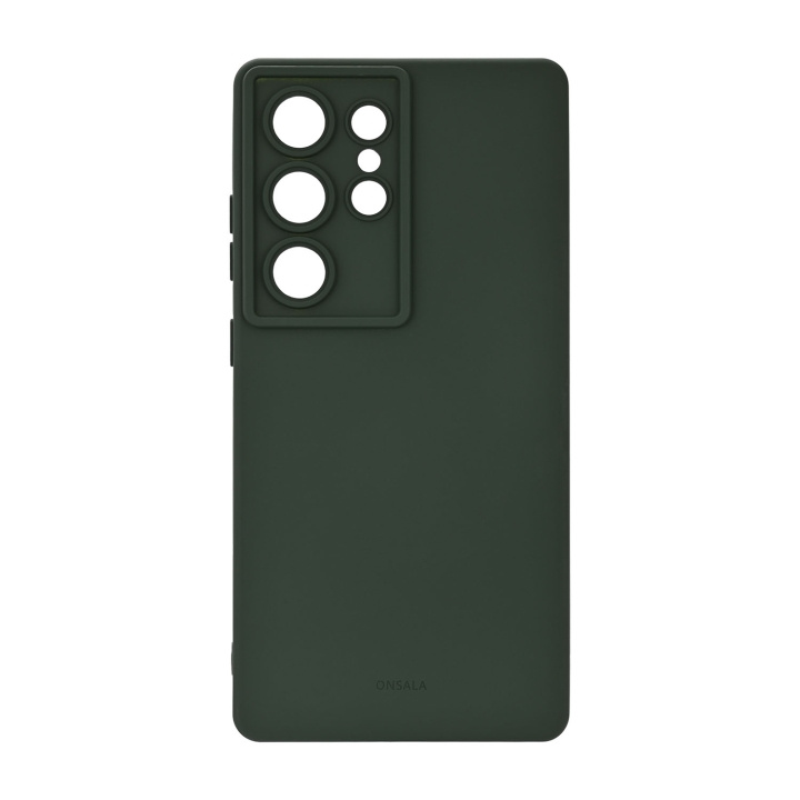 Onsala Cover med Silikone Feel Olive Green - Samsung Galaxy S26 Ultra i gruppen SMARTPHONES & TABLETS / Mobil Beskyttelse / Samsung hos TP E-commerce Nordic AB (D34720)