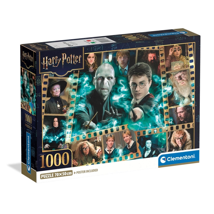 Clementoni Puslespil 1000 - High Quality Collection - Harry Potter - #2 Filmstrimler i gruppen SPORT, FRITID & HOBBY / Hobby / Puslespil hos TP E-commerce Nordic AB (D34722)