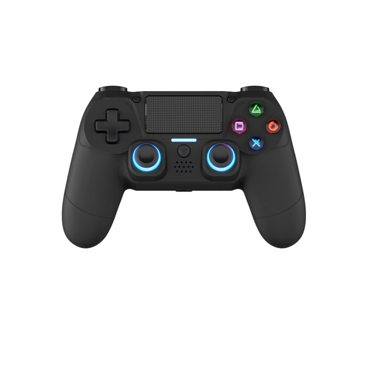 DragonShock Controller Mizar+ - PS4/PC/Mobil Sort i gruppen HJEMMEELEKTRONIK / Spilkonsoller og tilbehør / Sony PlayStation 4 hos TP E-commerce Nordic AB (D34727)