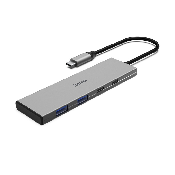 Hama USB-C Hub USB 3.2 Gen2 2xUSB-C + 2xUSB-A 10 Gbit/S PD Aluminium i gruppen COMPUTERTILBEHØR / Computer Tilbehør / USB-hubs hos TP E-commerce Nordic AB (D34752)