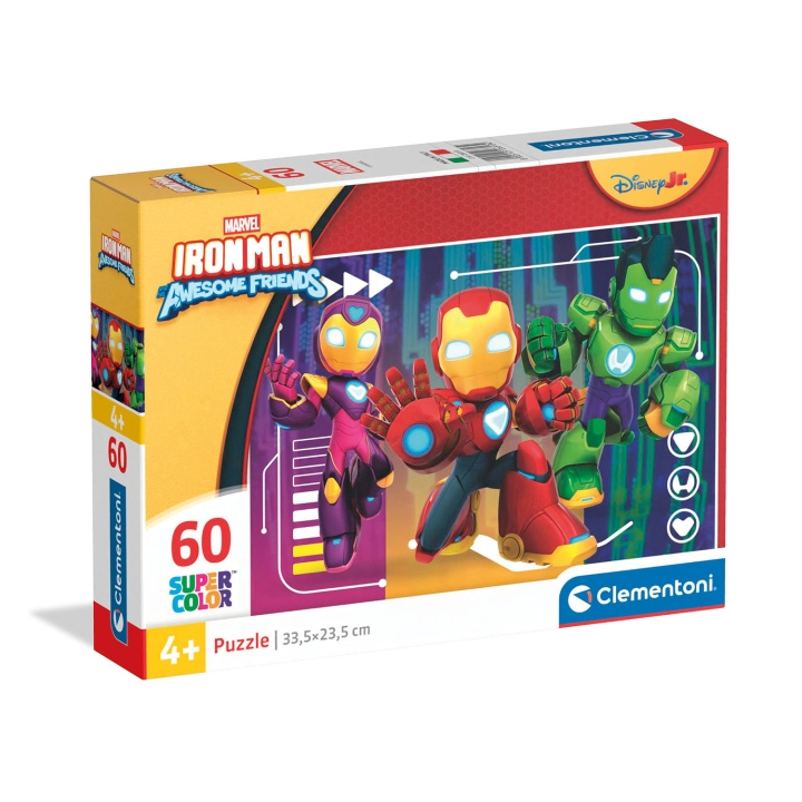 Clementoni Puslespil 60 Pcs Marvel Iron-Man i gruppen LEGETØJ, BØRN & BABY / Legetøj / børns puslespil hos TP E-commerce Nordic AB (D34785)