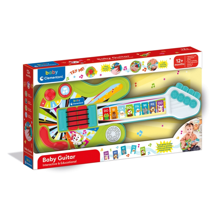 Clementoni Musiklegetøj Musical Toy Guitar i gruppen LEGETØJ, BØRN & BABY / Musik, sang og billede / Instrumenter hos TP E-commerce Nordic AB (D34792)