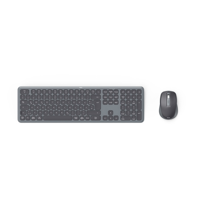 Hama Sæt Tastatur/Mus WKM-550 Trådløst Sort i gruppen COMPUTERTILBEHØR / Mus og tastatur / Tastatur hos TP E-commerce Nordic AB (D34841)