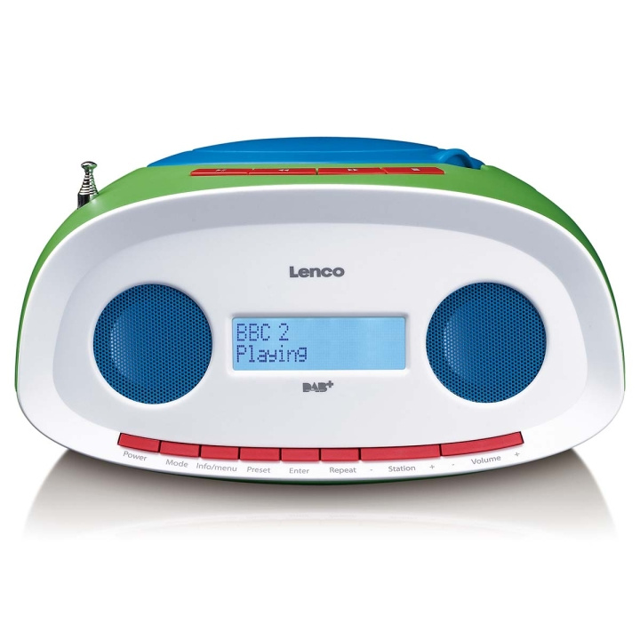 Lenco Bærbar DAB+/FM-radio med cd- og USB-afspiller i gruppen HJEMMEELEKTRONIK / Lyd & billede / Hjemmebiograf, HiFi & Bærbar / Radio og vækkeure / Radio hos TP E-commerce Nordic AB (D34897)