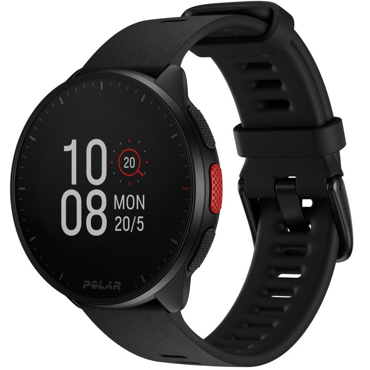 Polar Pacer Löparklocka GPS Night Black S-L i gruppen SPORT, FRITID & HOBBY / Smartwatch & Aktivitetsmåler / Smartwatches hos TP E-commerce Nordic AB (D34933)