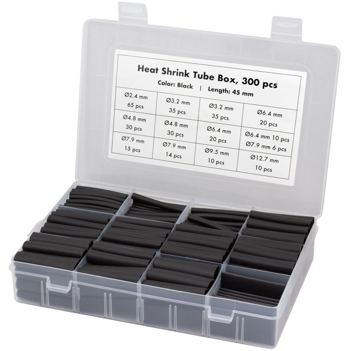LogiLink Krympslangar 300-pack 45mm långa Svart i gruppen HJEMMEELEKTRONIK / Kabler og adaptere / Kabelhåndtering hos TP E-commerce Nordic AB (D34996)