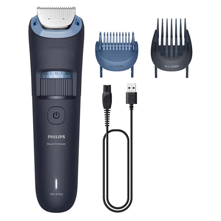 Philips Skäggtrimmer Precisionssteg om 0,5 mm, Blad helt i metall BT3665/15 i gruppen SKØNHED & HELSE / Hår og styling / Barbering og trimning / Barbermaskiner og tilbehør hos TP E-commerce Nordic AB (D35079)