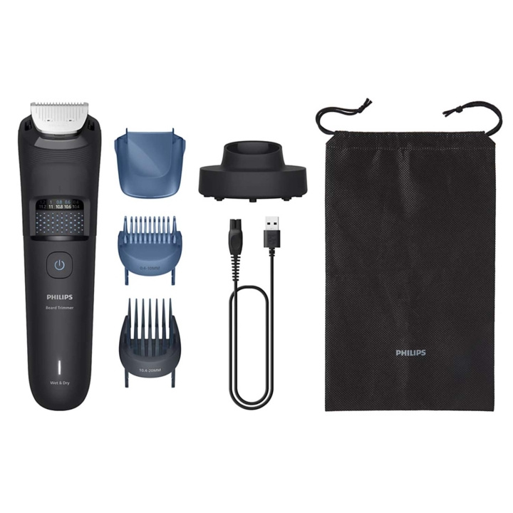Philips Skäggtrimmer Precisionssteg om 0,2 mm, Blad helt i metall BT5780/15 i gruppen SKØNHED & HELSE / Hår og styling / Barbering og trimning / Barbermaskiner og tilbehør hos TP E-commerce Nordic AB (D35080)