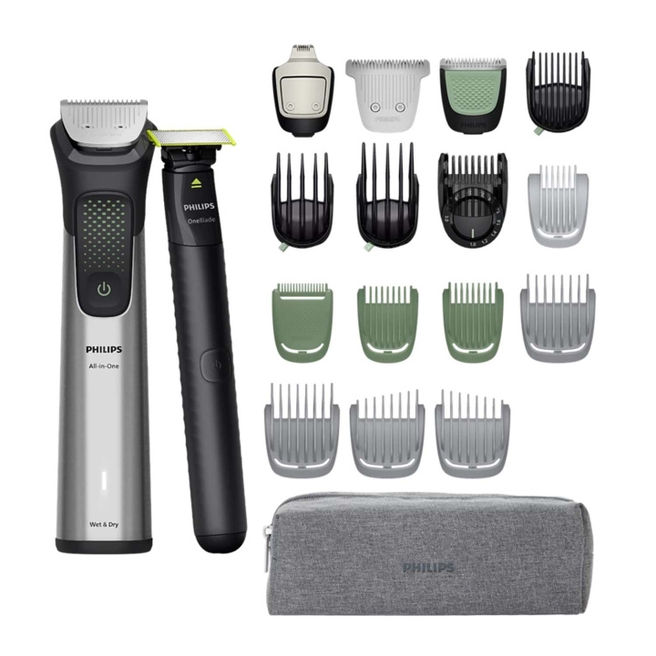 Philips Multigroomer All-in-One 20-i-1 Trimmer MG9557/15 i gruppen SKØNHED & HELSE / Hår og styling / Barbering og trimning / Hårtrimmere hos TP E-commerce Nordic AB (D35090)