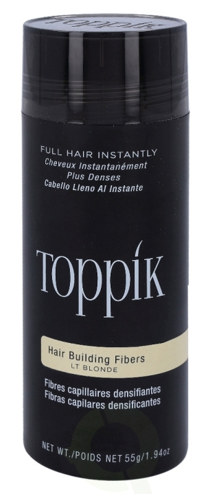 Toppik Hair Building Fibers - Light Blonde 55 g i gruppen SKØNHED & HELSE / Hår og styling / Hår styling hos TP E-commerce Nordic AB (D35407)