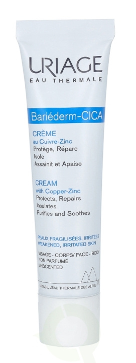 Uriage Bariederm Repairing Cica-Cream With Copper-Zinc 40 ml i gruppen SKØNHED & HELSE / Hudpleje / Ansigt / Dagcreme hos TP E-commerce Nordic AB (D35571)