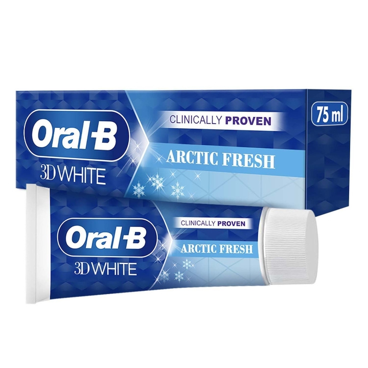 Oral B Tandkräm 3D White Arctic Fresh 75ml i gruppen SKØNHED & HELSE / Oral pleje / Whitening produkter hos TP E-commerce Nordic AB (D35622)