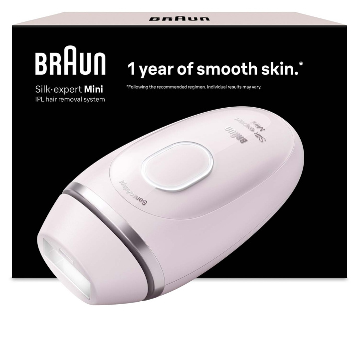 Braun IPL Silk·expert Mini, Hemma PL1100 PINK i gruppen SKØNHED & HELSE / Hår og styling / Hårfjerning / IPL og Laser hos TP E-commerce Nordic AB (D35640)