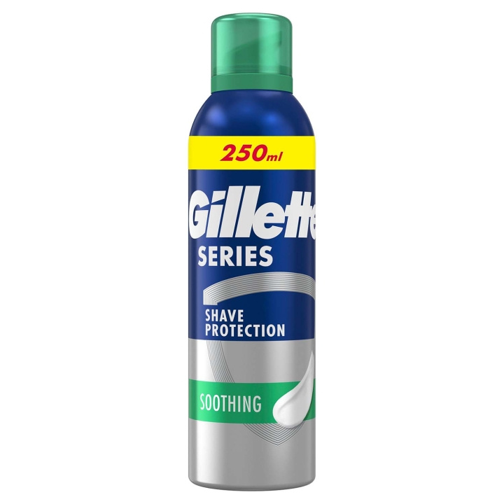 Gillette Rakskum Soothing, Lugnande med Aloe Vera, 250ml i gruppen SKØNHED & HELSE / Hår og styling / Barbering og trimning / Barberskraber og tilbehør hos TP E-commerce Nordic AB (D35775)