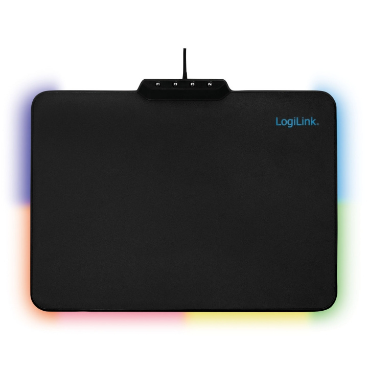 LogiLink Gamingmusmatta RGB 360x270mm Svart i gruppen COMPUTERTILBEHØR / GAMING / Musemåtter hos TP E-commerce Nordic AB (D35819)