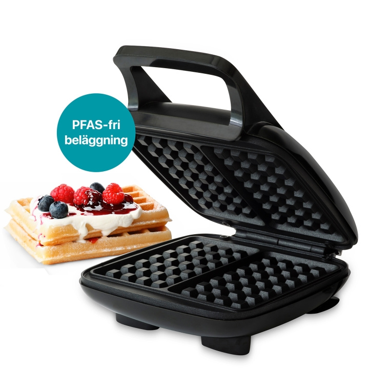 Champion Belgiskt Våffeljärn Health Dubbelt 1000W BW400 Svart i gruppen HJEM, HUS & HAVE / Husholdningsapparater / Vaffeljern hos TP E-commerce Nordic AB (D35838)