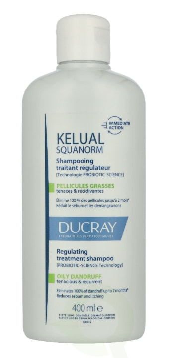 Ducray Kelual Squanorm Shampoo 400 ml i gruppen SKØNHED & HELSE / Hår og styling / Hårpleje / Shampoo hos TP E-commerce Nordic AB (D35955)