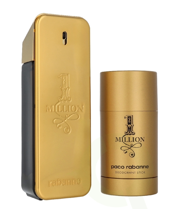 Paco Rabanne 1 Million Giftset 175 ml Edt Spray 100ml/Deodorant Stick 75ml i gruppen SKØNHED & HELSE / Duft & Parfume / Parfume / Parfume til ham hos TP E-commerce Nordic AB (D35961)
