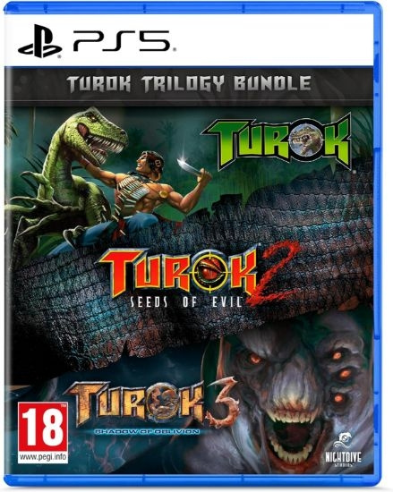 Turok Trilogy Bundle (PS5) i gruppen HJEMMEELEKTRONIK / Spilkonsoller og tilbehør / Sony PlayStation 5 / Spil hos TP E-commerce Nordic AB (D36054)