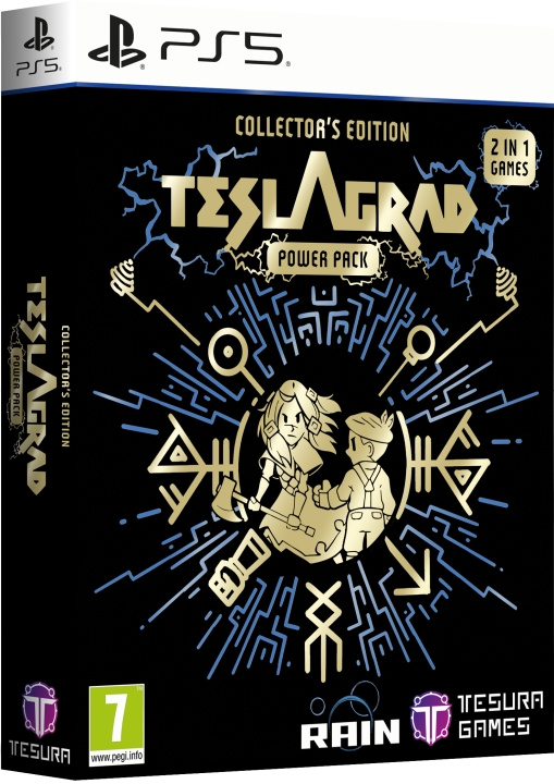 Teslagrad Power Pack Collector\'s Edition (PS5) i gruppen HJEMMEELEKTRONIK / Spilkonsoller og tilbehør / Sony PlayStation 5 / Spil hos TP E-commerce Nordic AB (D36284)