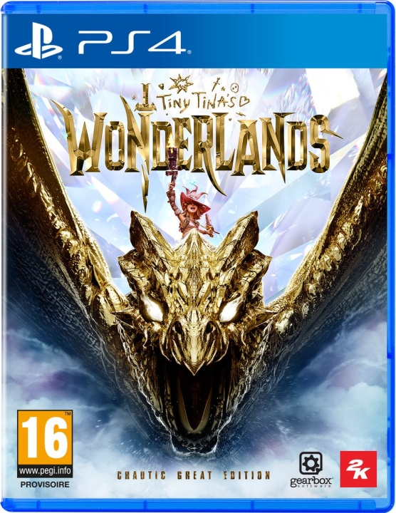 2K Games Tiny Tina\'s Wonderlands: Chaotic Great Edition (FR/NL/Multi in Game) i gruppen HJEMMEELEKTRONIK / Spilkonsoller og tilbehør / Sony PlayStation 4 / Spil hos TP E-commerce Nordic AB (D36384)