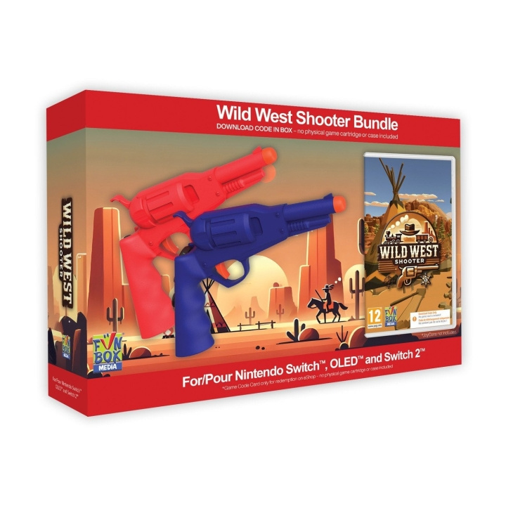 iMP TECH Wild West Shooter Game -Twin Wild West Shooter Revolvers Bundle (CIB) i gruppen HJEMMEELEKTRONIK / Spilkonsoller og tilbehør / Nintendo Switch 2 / Spil hos TP E-commerce Nordic AB (D36392)