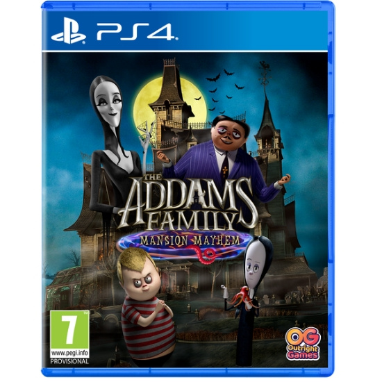 Outright Games The Addams Family: Mansion Mayhem i gruppen HJEMMEELEKTRONIK / Spilkonsoller og tilbehør / Sony PlayStation 4 / Spil hos TP E-commerce Nordic AB (D36433)
