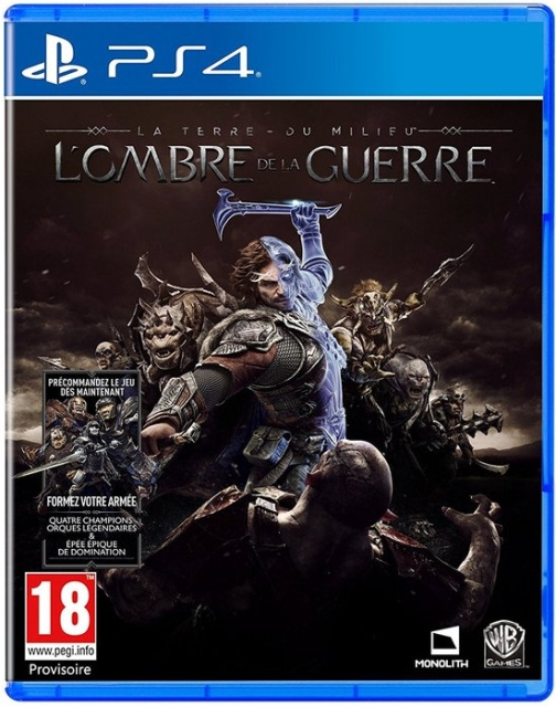 WARNER HOME VIDEO Middle-Earth: Shadow Of War i gruppen HJEMMEELEKTRONIK / Spilkonsoller og tilbehør / Sony PlayStation 4 / Spil hos TP E-commerce Nordic AB (D36444)