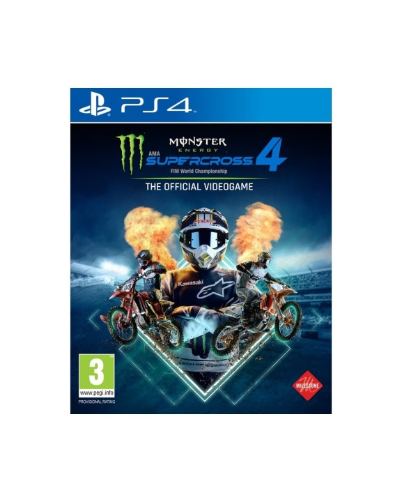 Monster Energy Supercross - The Official Videogame 4 (PS4) i gruppen HJEMMEELEKTRONIK / Spilkonsoller og tilbehør / Sony PlayStation 4 / Spil hos TP E-commerce Nordic AB (D36461)